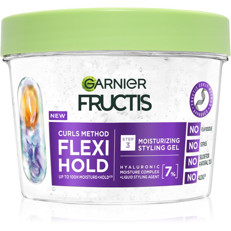 Garnier Fructis Flexi Hold stylingový gel pro vlnité a kudrnaté vlasy 370 ml