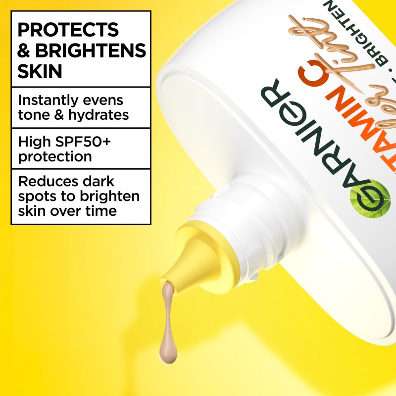 Garnier Vitamin C Wonder Tint ľahký tónovací fluid SPF 50+ odtieň Light 40 ml