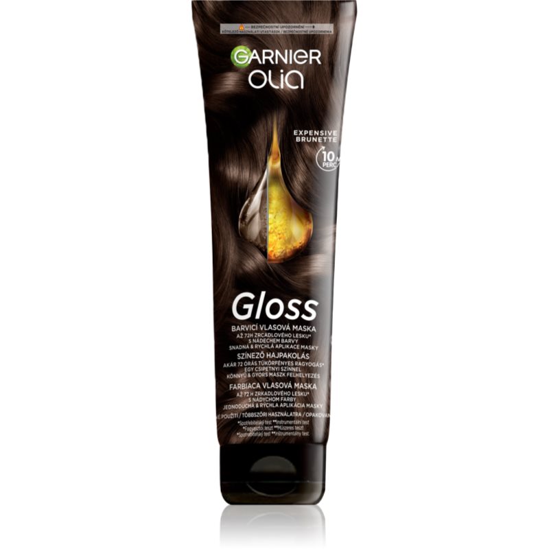 Garnier Olia Gloss Barvící vlasová maska Expensive Brunette