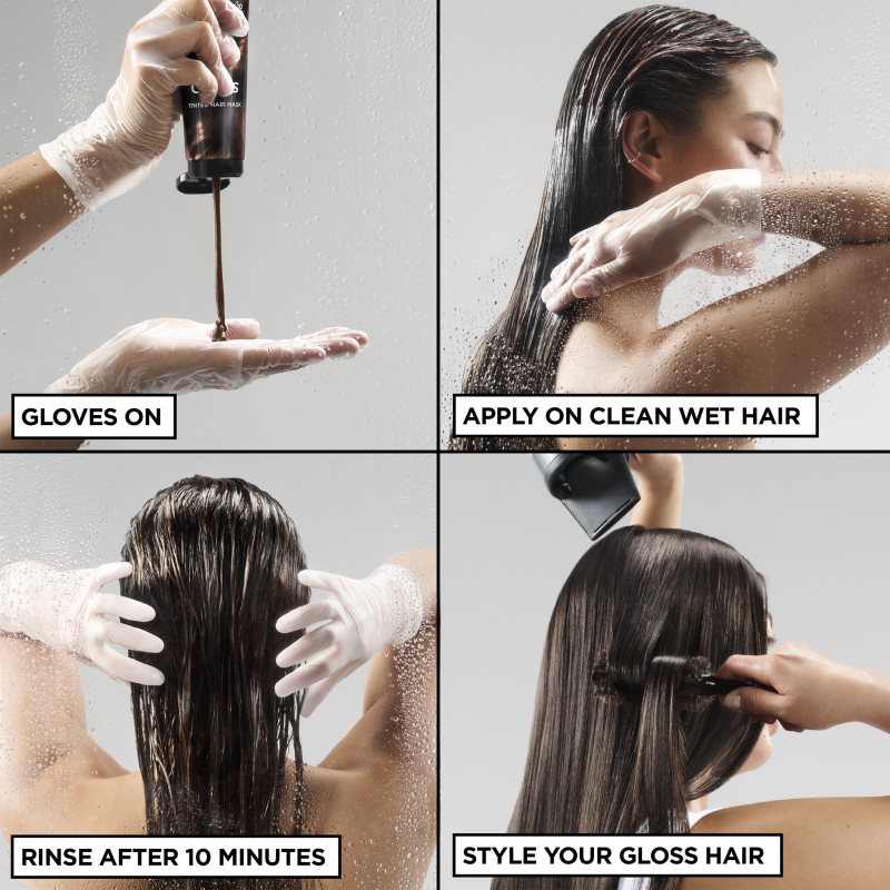 Garnier Olia Gloss farbiaca maska na vlasy odtieň Expensive Brunette 150 ml