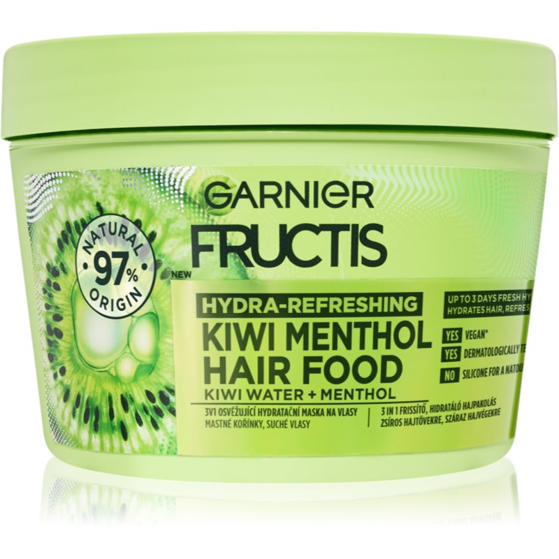 Garnier Fructis Hydra-refreshing hydratační maska na vlasy 3 v 1 400 ml