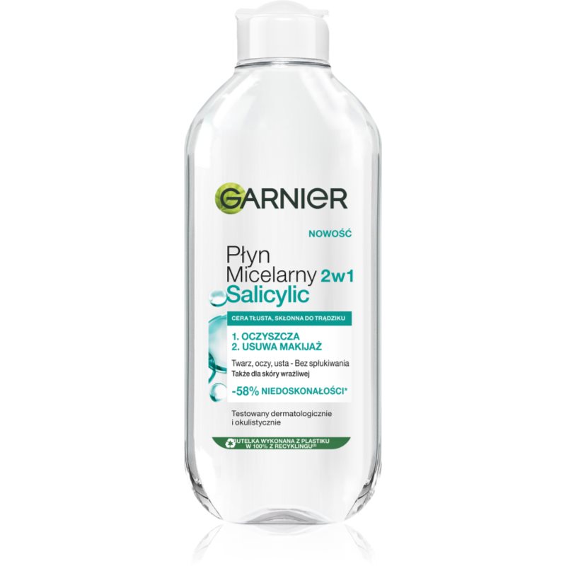 Garnier Salicylic Micellar Cleansing Water Mizellen-Reinigungswasser mit Salicylsäure 400 ml