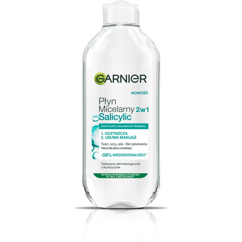 Garnier Salicylic Micellar Cleansing Water Mizellen-Reinigungswasser mit Salicylsäure 400 ml
