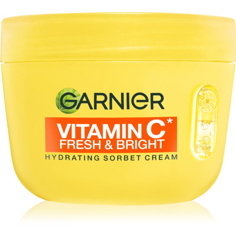 Garnier Vitamin C Fresh & Bright крем сорбе с озаряващ ефект 85 мл.