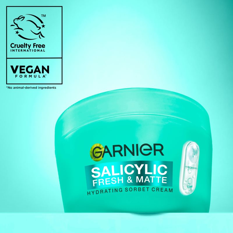 Garnier Salicylic Fresh & Matte hydratačný zmatňujúci sorbet 85 ml