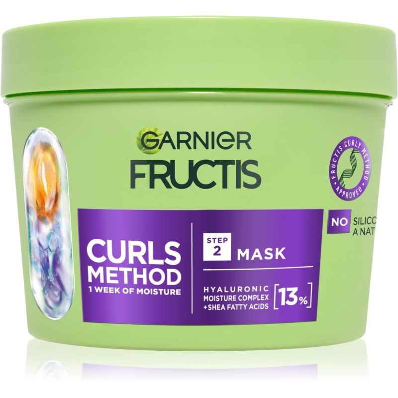 Garnier Fructis Curls Method hydratačná maska na vlasy pre vlnité a kučeravé vlasy 370 ml