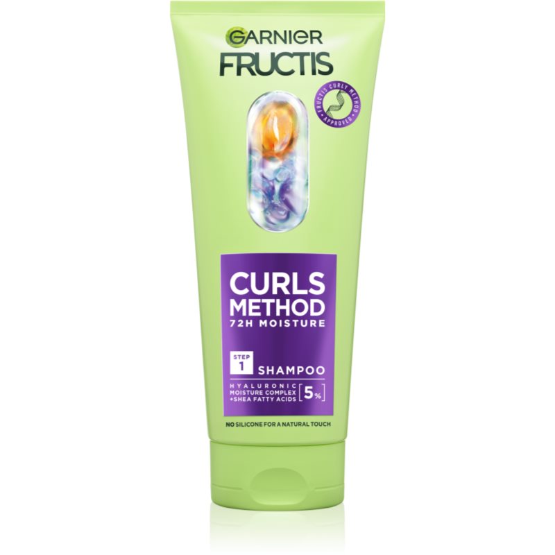 Garnier Fructis Curls Method hydratačný šampón pre vlnité a kučeravé vlasy 200 ml
