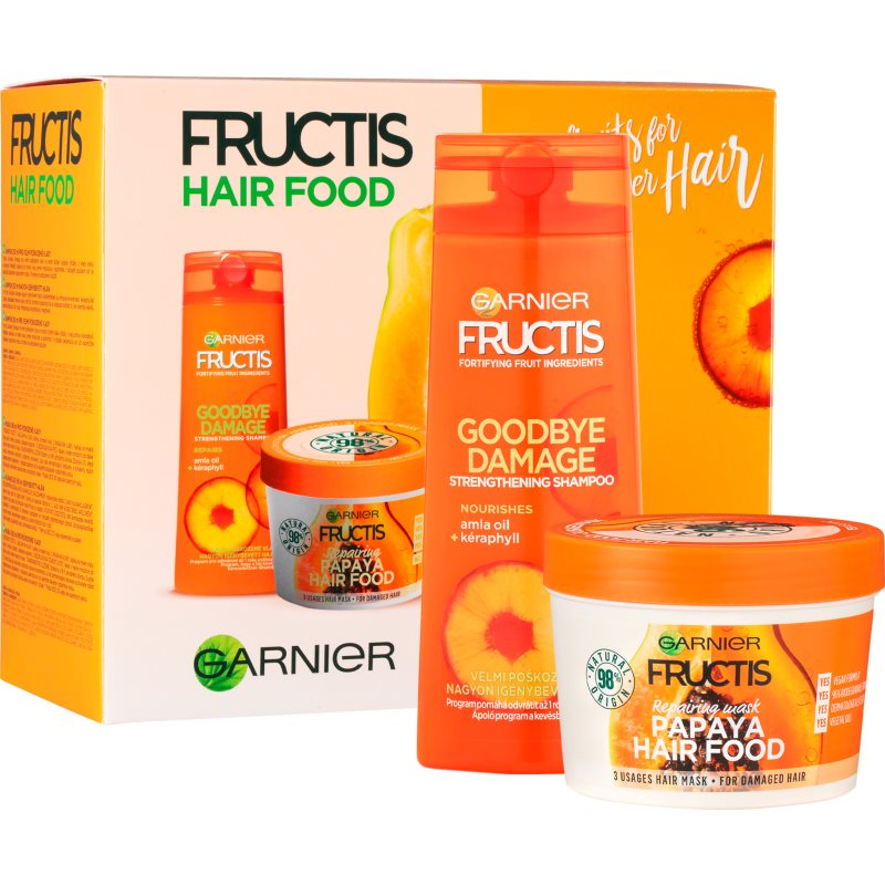 

Garnier Fructis Papaya Hair Food набір I. (для пошкодженого волосся)