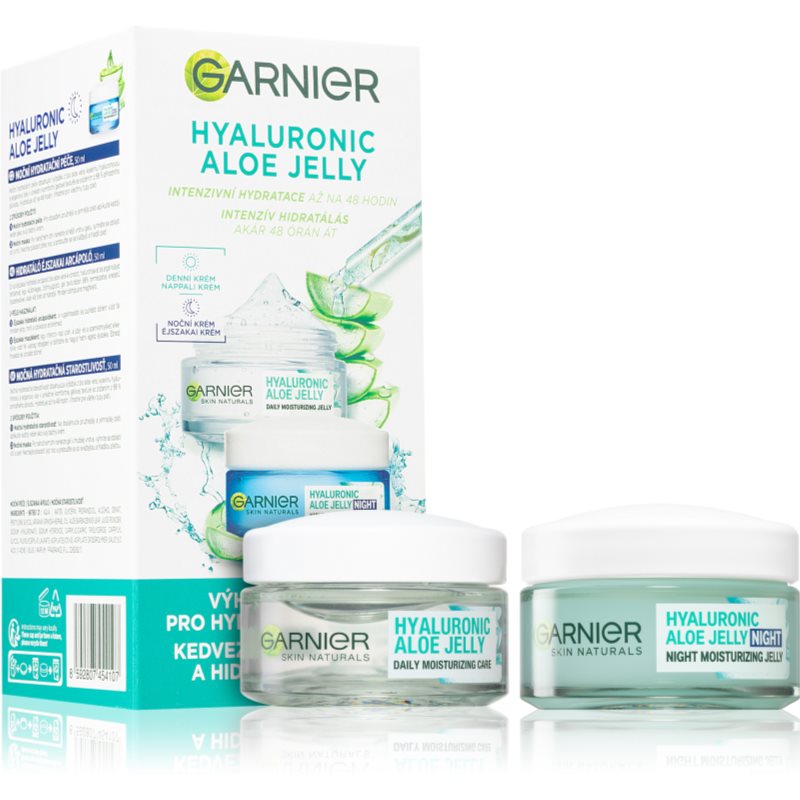 Garnier Hyaluronic Aloe Jelly skin care set (day and night)
