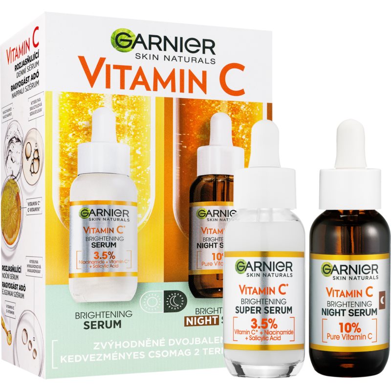 Garnier Skin Naturals Vitamin C sada pre starostlivosť o pleť sada denného a nočného séra