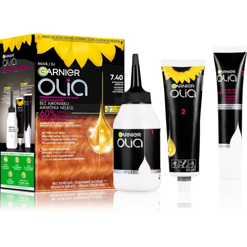 Garnier Olia Big Kit Permanent-Haarfarbe vorteilhafte Packung