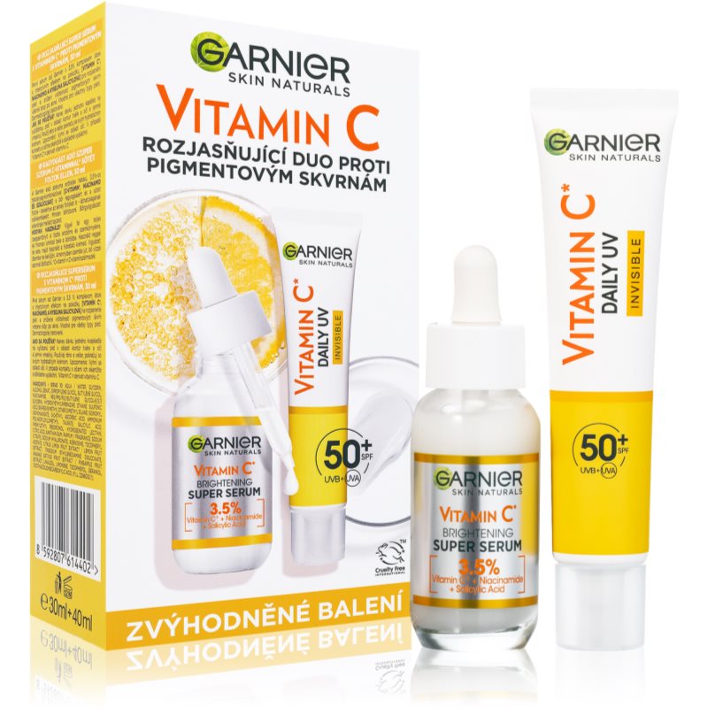 Garnier Skin Naturals Vitamin C Set (med uppljusande effekt) female