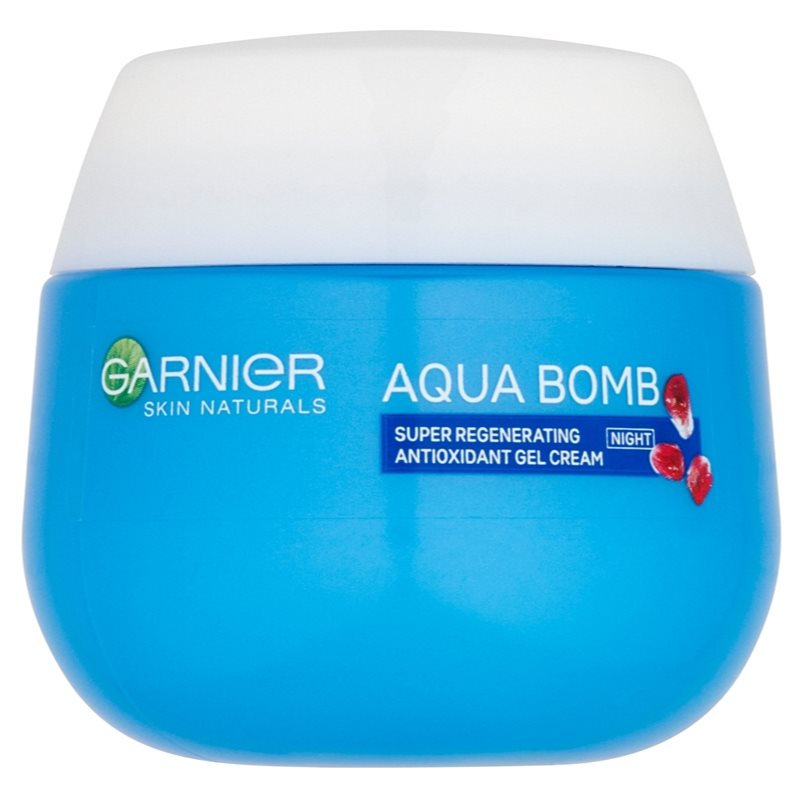 

Garnier Skin Naturals Aqua Bomb нічний відновлюючий гелевий крем-антиоксидант