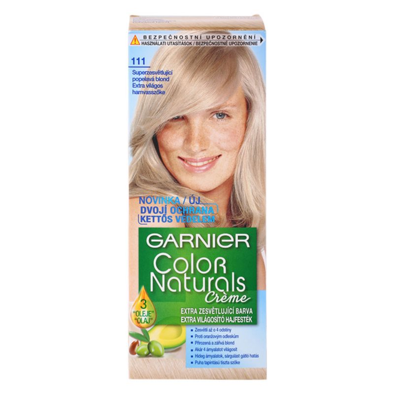 Garnier Color Naturals Creme фарба для волосся відтінок 111 Extra Light Natural Ash Blond