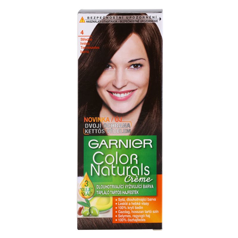 Garnier Color Naturals Creme Hair Colour Shade 4 Natural Brown 1 Pc