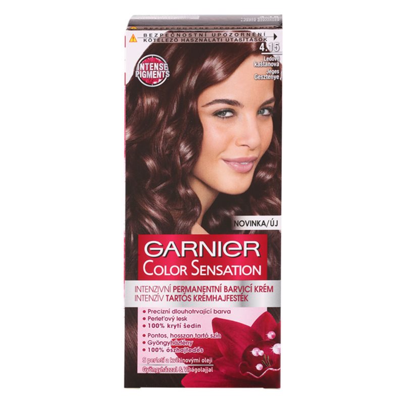 Garnier Color Sensation фарба для волосся відтінок 4.15 Icy Chestnut