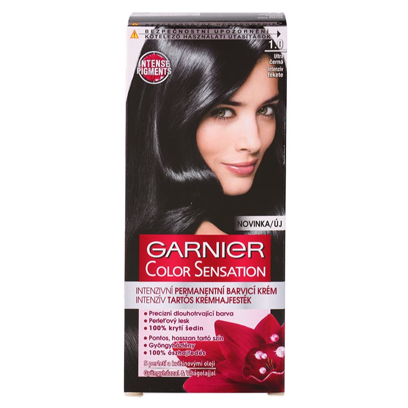 Garnier Color Sensation фарба для волосся відтінок 1.0 Ultra Onyx Black 1 кс