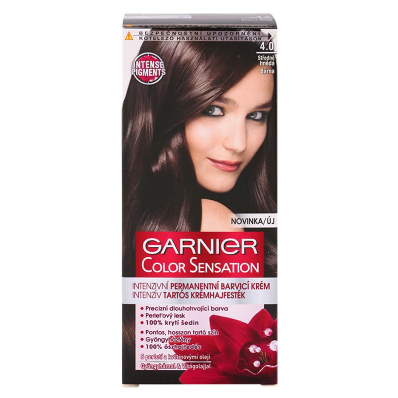 Garnier Color Sensation фарба для волосся відтінок 4.0 Deep Brown