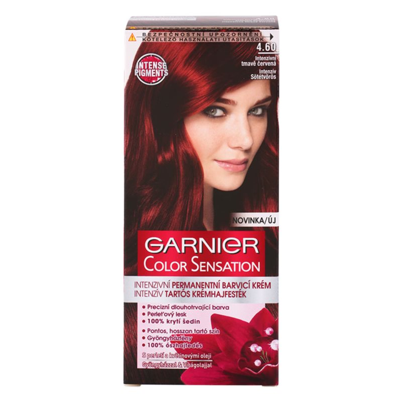 Garnier Color Sensation Hair Colour Shade 4.60 Intense Dark Red 1 Pc