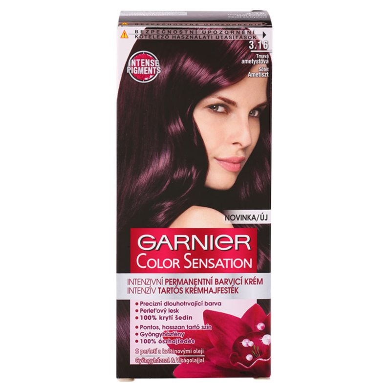 Garnier Color Sensation фарба для волосся відтінок 3.16 Deep Amethyste