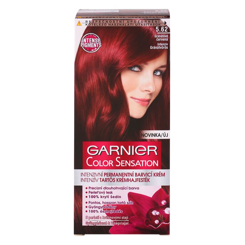 Garnier Color Sensation фарба для волосся відтінок 5.62 Intense Precious Garnet