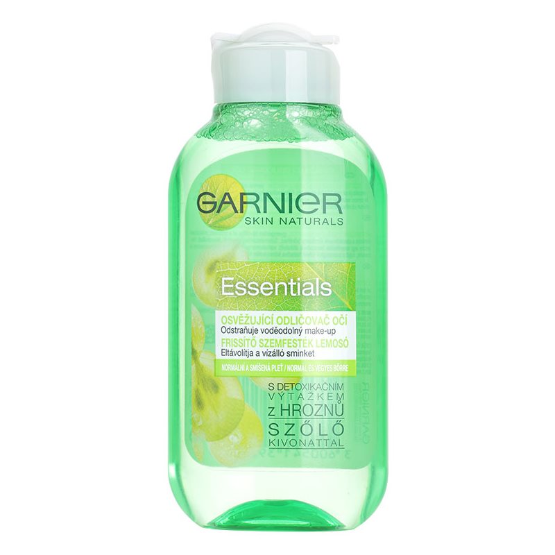 

Garnier Essentials освіжаючий засіб для зняття макіяжу очей для нормальної та змішаної шкіри