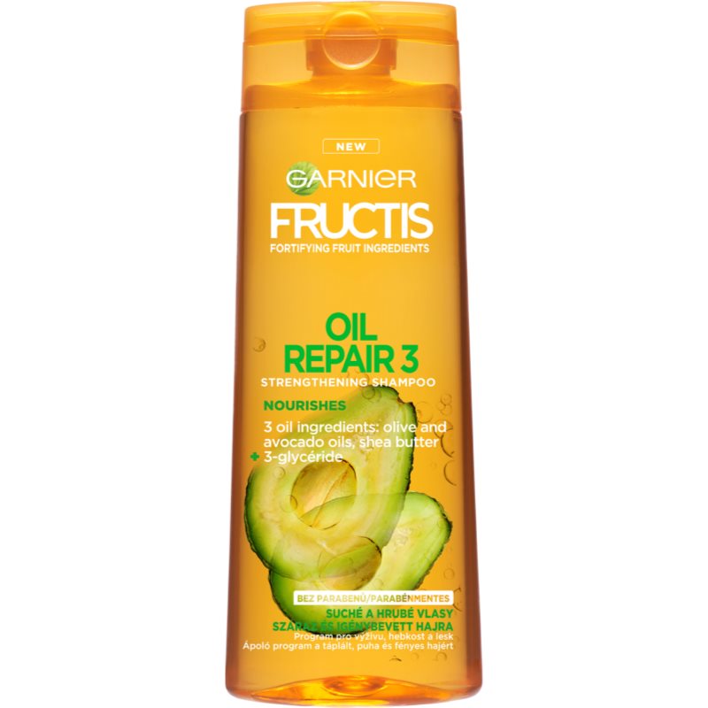 

Garnier Fructis Oil Repair 3 поживний шампунь для сухого або пошкодженого волосся