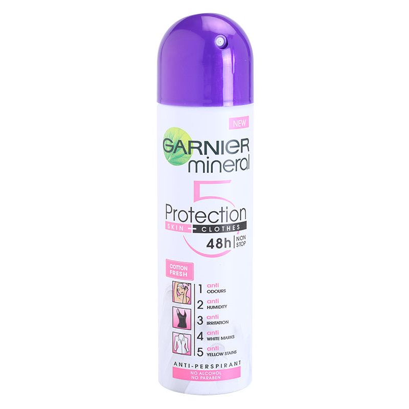 

Garnier Mineral 5 Protection антиперспірант спрей 48 h
