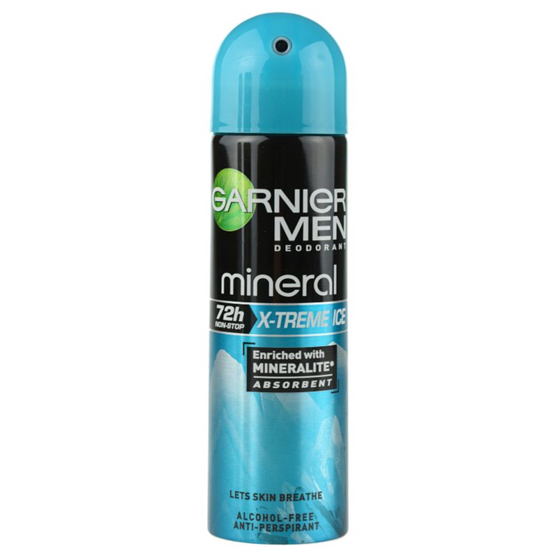 Garnier Men Mineral X-treme Ice Antiperspirant Spray 72h  150 ml