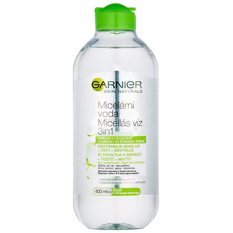 Garnier Skin Naturals micelární voda pro smíšenou a citlivou pleť 400 ml