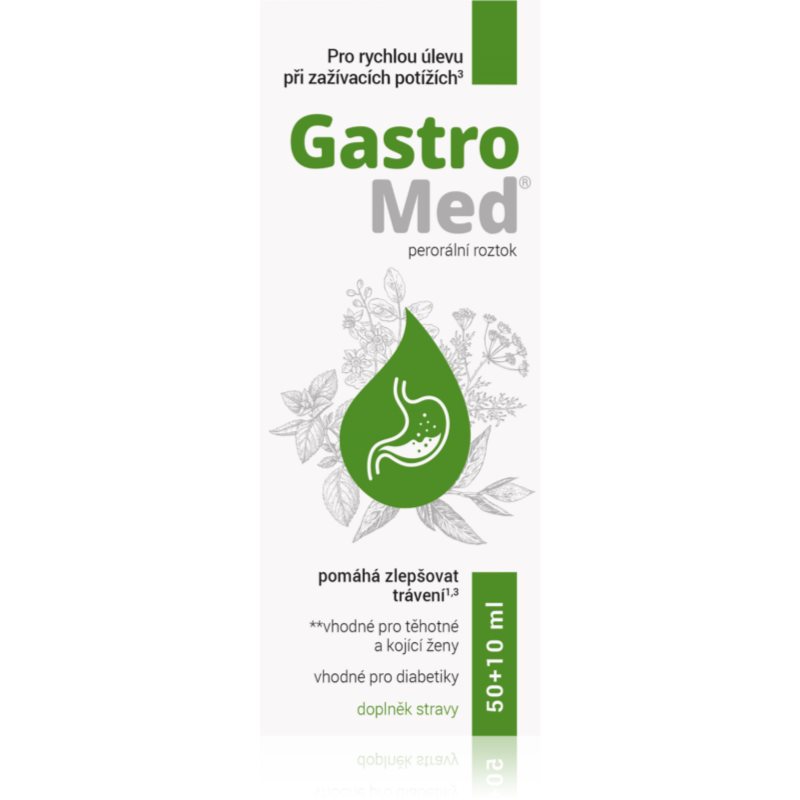 GastroMed Perorálny roztok roztok na podporu trávenia 60 ml kúpite na Notino.sk