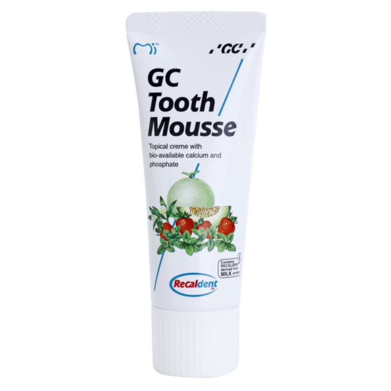 E-shop GC Tooth Mousse remineralizační ochranný krém pro citlivé zuby bez fluoridu příchuť Melon 35 ml