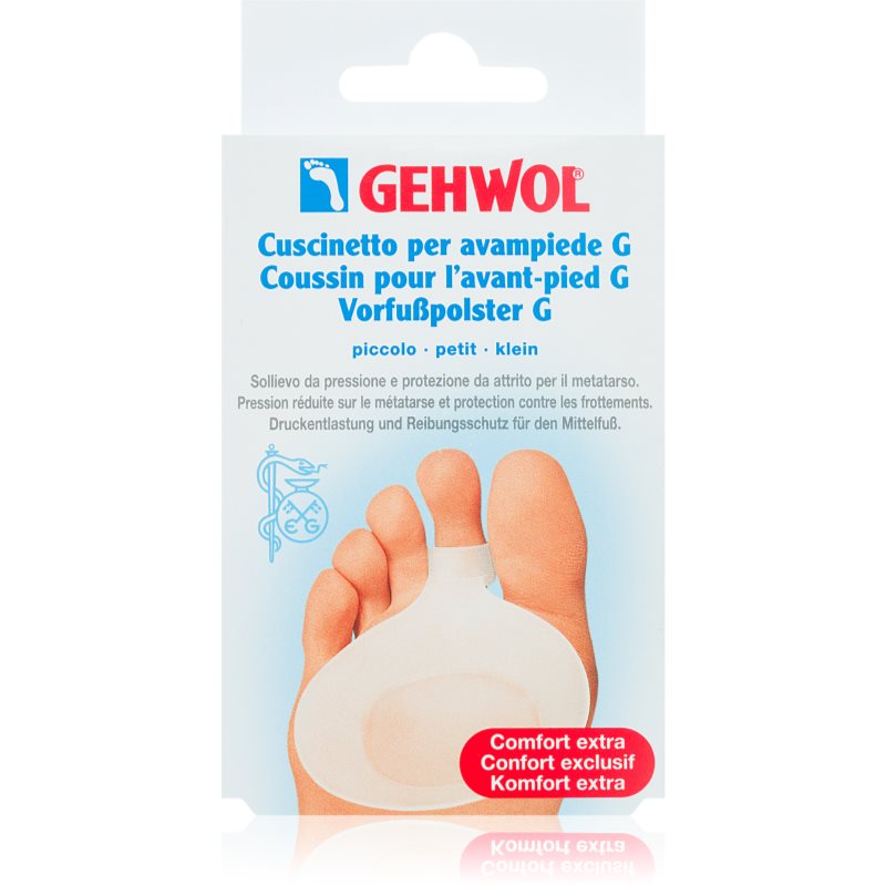 Gehwol Antitlakový gelový polštářek na přední část chodidla ochranný polštářek na nohy velikost Small 2 ks