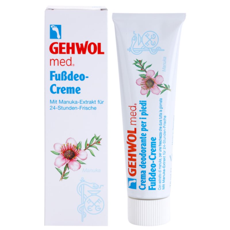 Gehwol Med інтенсивний дезодоруючий крем з довготривалою стійкістю для ніг 75 мл