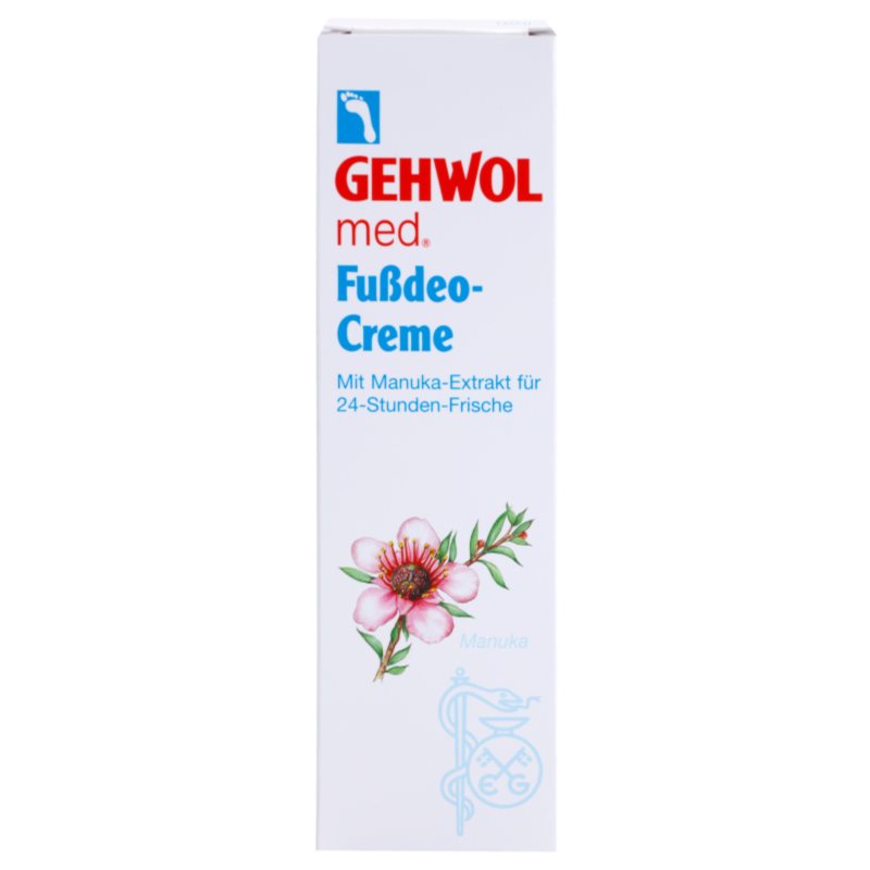 Gehwol Med інтенсивний дезодоруючий крем з довготривалою стійкістю для ніг 75 мл