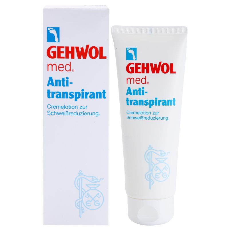 Gehwol Med Antiperspirant Cream That Reduces Sweating For Legs 125 Ml