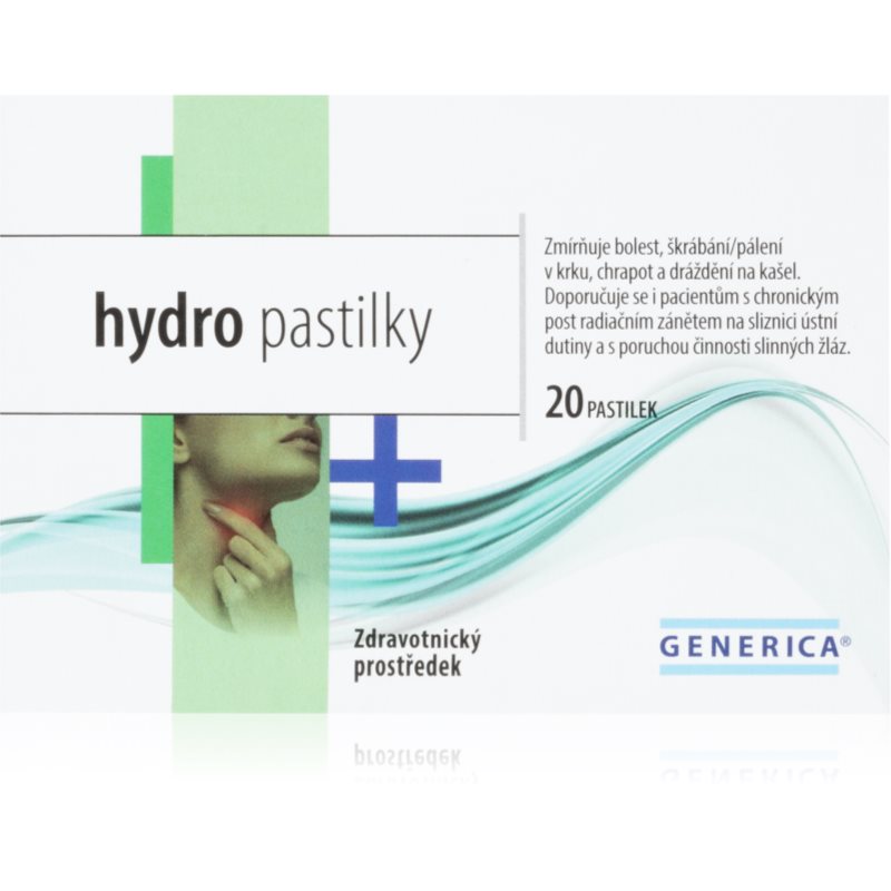 Generica Hydro pastilky pastilky proti bolesti v krku, suchému kašľu a chrapotu 20 ks kúpite na Notino.sk