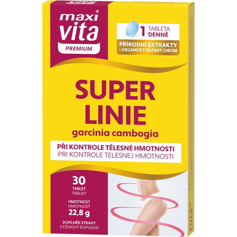Maxi Vita Premium Super linia tablety na kontrolu hmotnosti 30 tbl