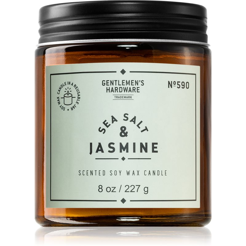 Gentlemen's Hardware Sea Salt & Jasmine dišeča sveča 227 g