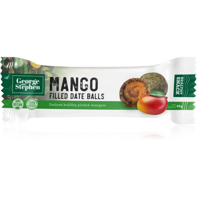 George and Stephen Filled Date Balls plnené datľové guľôčky Mango 45 g