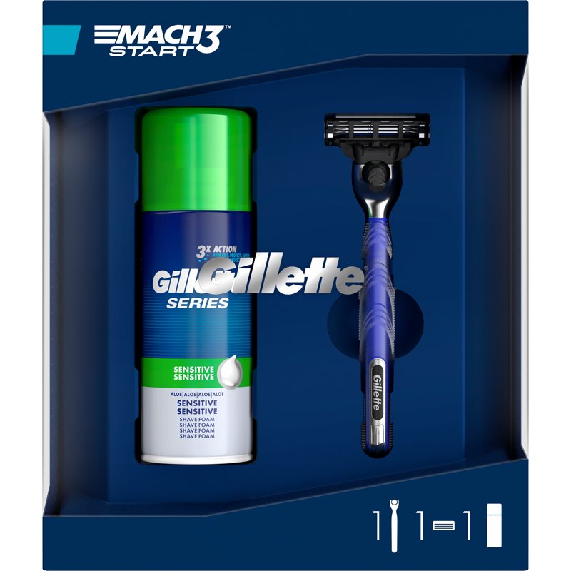 

Gillette Mach3 Start набір для гоління (для чоловіків)