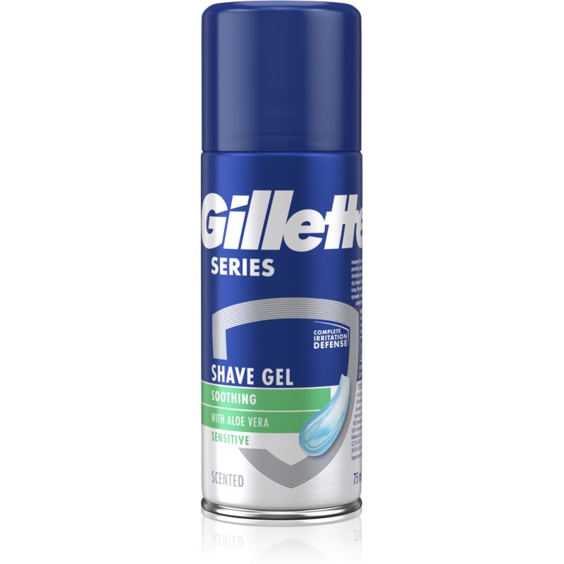E-shop Gillette Series Sensitive gel na holení pro muže 75 ml