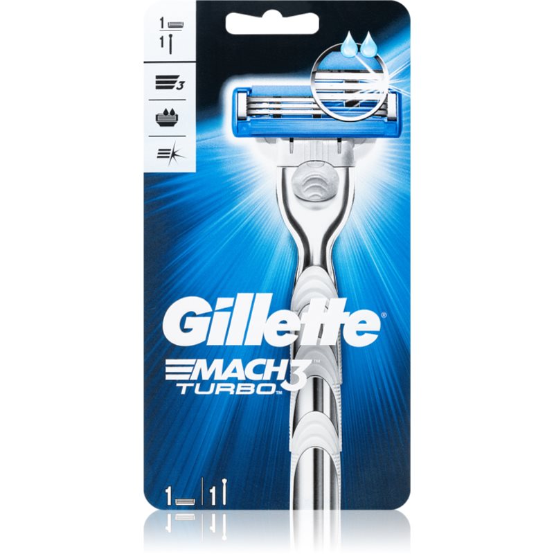 

Gillette Mach3 Turbo Бритва Змінні картриджі 1 шт