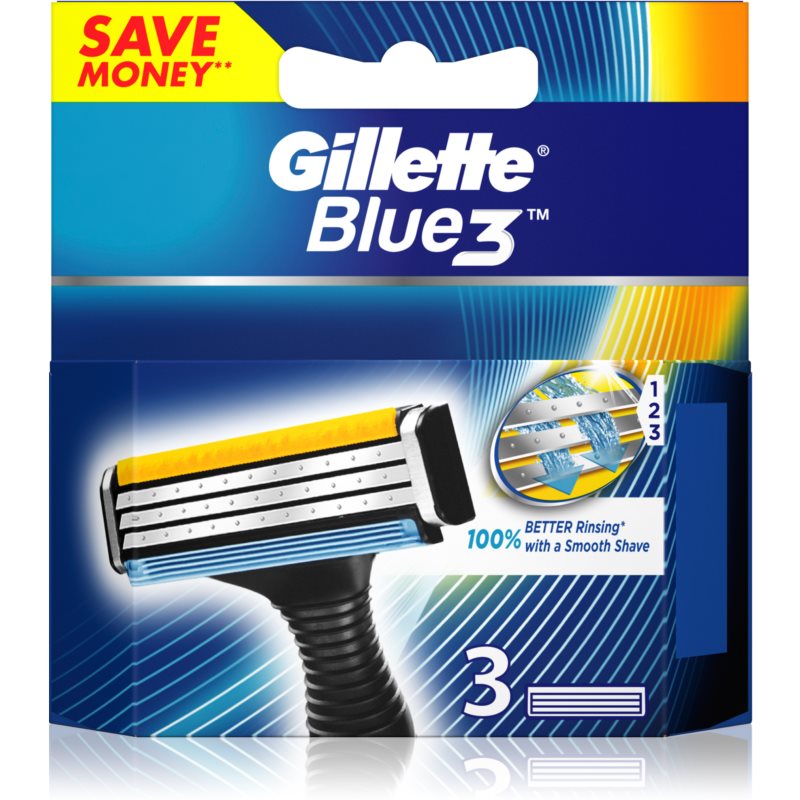 Gillette Blue3 pakaitiniai peiliukai 3 vnt.