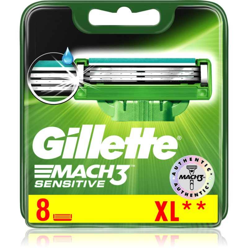 

Gillette Mach3 Sensitive Змінні картриджі 8 шт