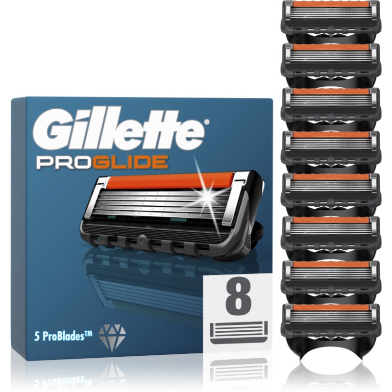 Gillette Fusion5 Proglide pakaitiniai peiliukai 8 vnt.