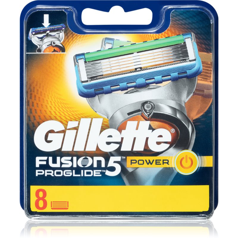 Gillette Fusion5 Proglide Power pakaitiniai peiliukai 8 vnt.