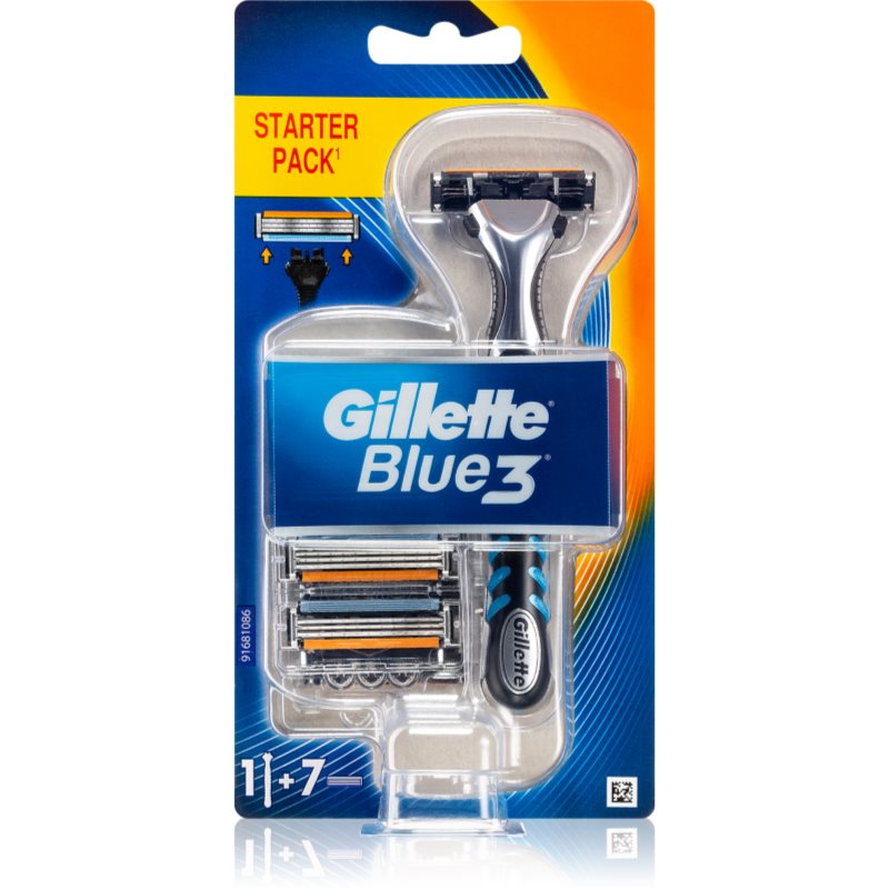 

Gillette Blue3 бритва + запасні леза