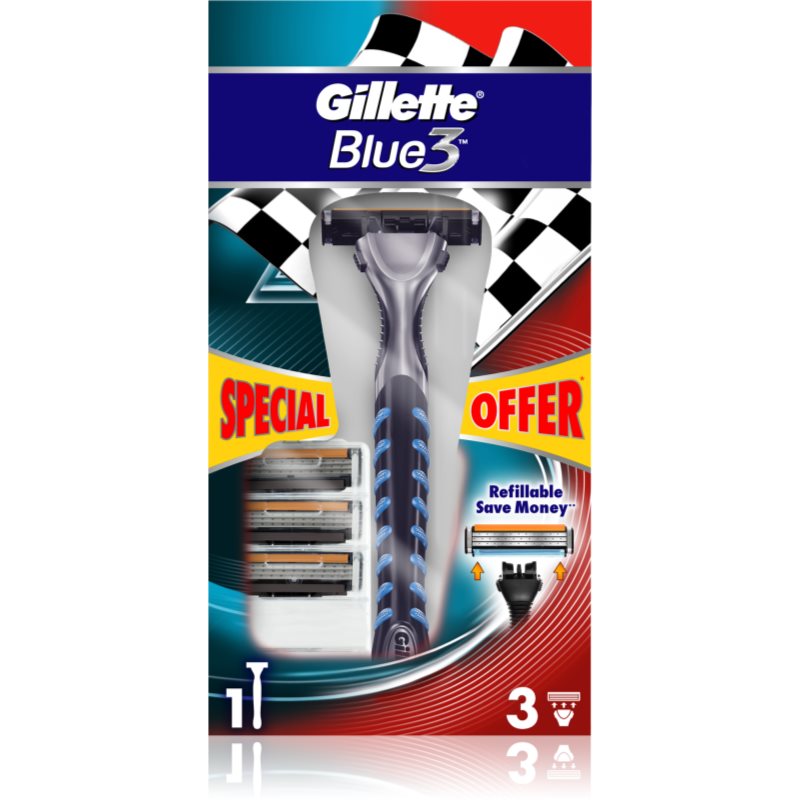 

Gillette Blue 3 Бритва Змінні картриджі 3 шт