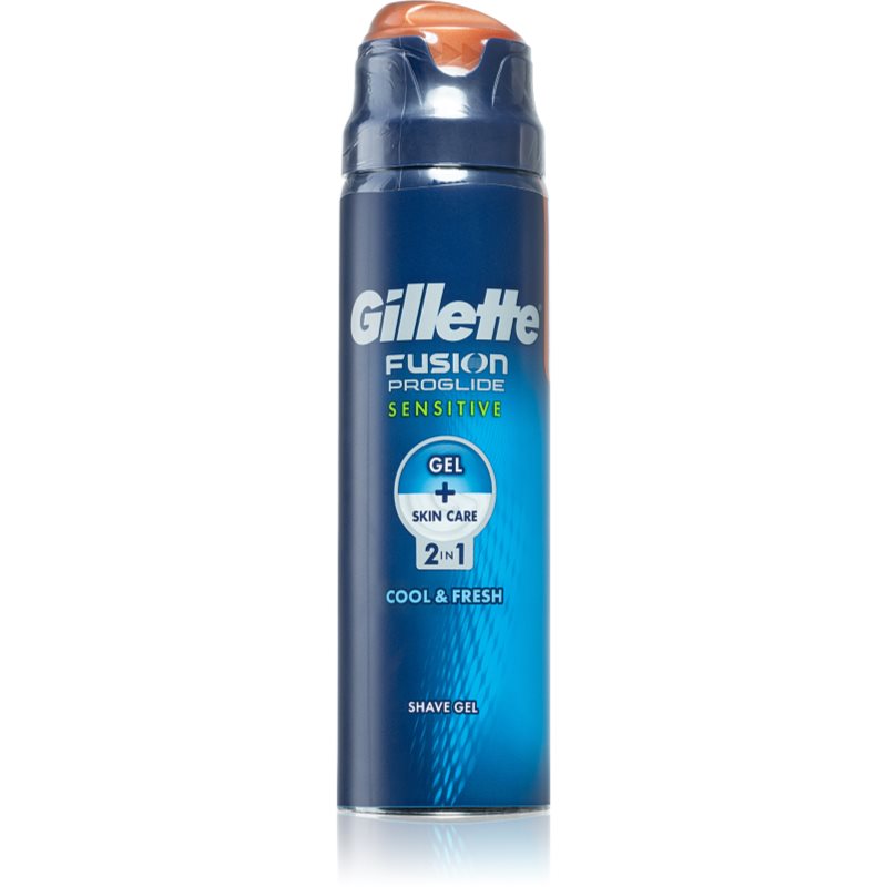 

Gillette Fusion Proglide Sensitive гель для гоління 2 в 1 Cool & Fresh